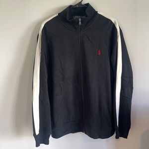 Ralph Lauren full zip jacket black and white
